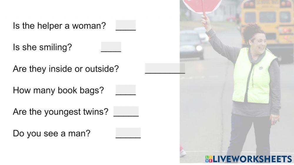 Look for the helpers