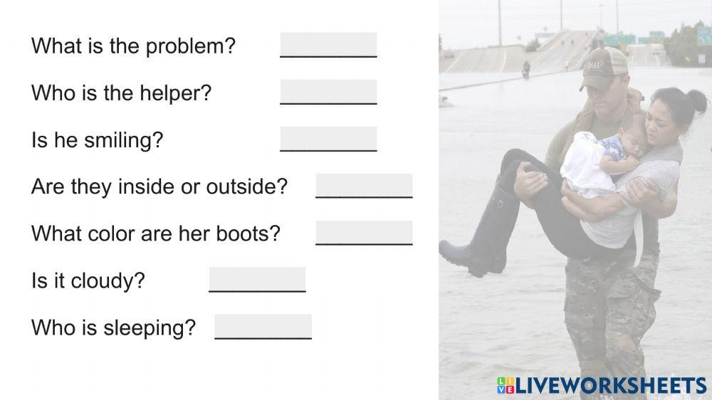 Look for the helpers