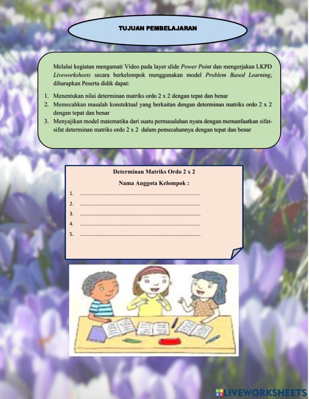 Determinan Matriks Ordo 2x2