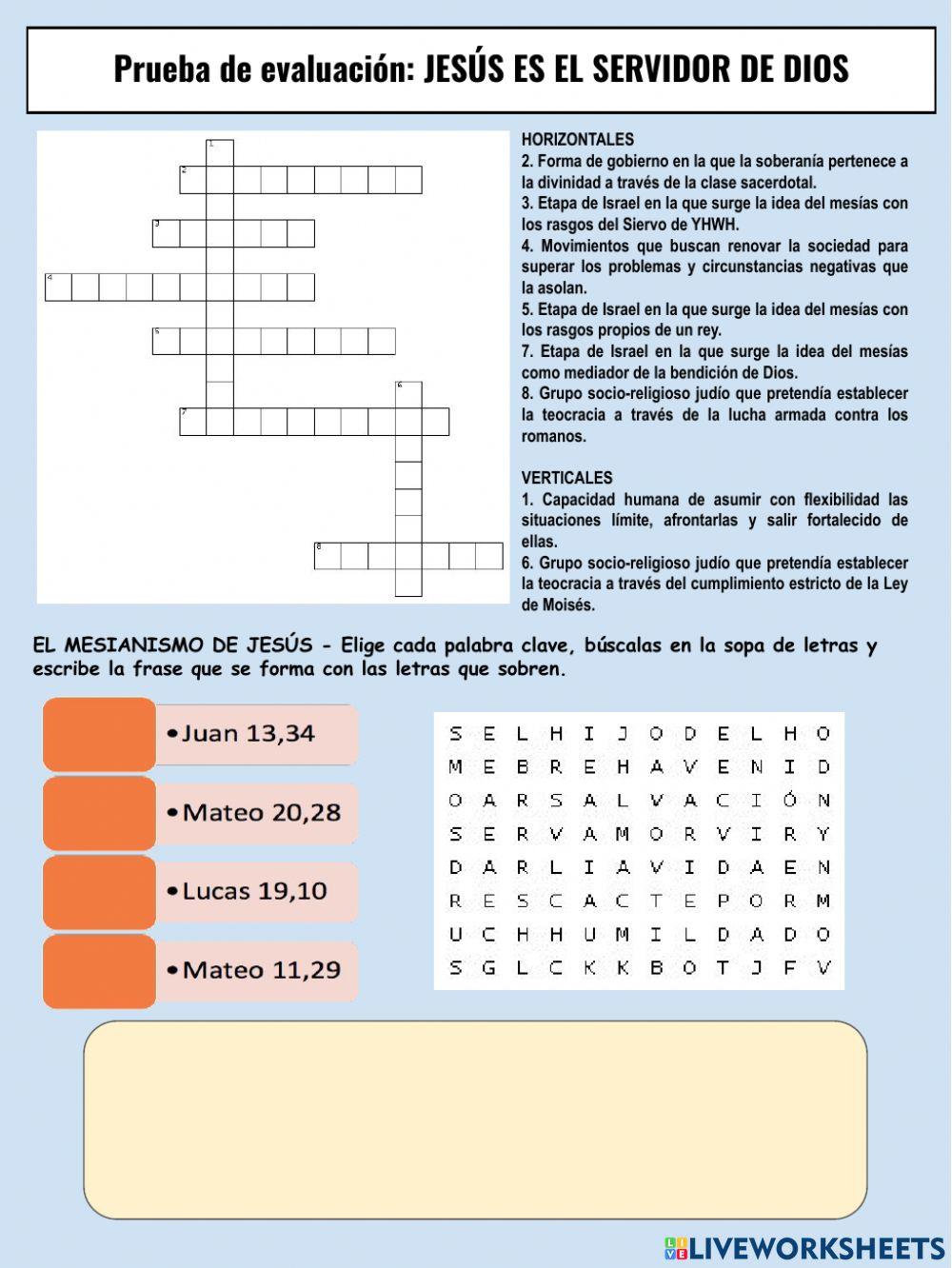 Jesús es el servidor de Dios