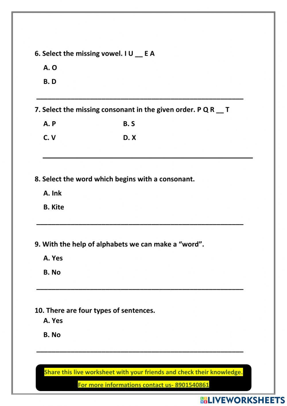 Vowels and consonants (Basic English concept- 02) by team ESC 24X7- Pinki ma'am