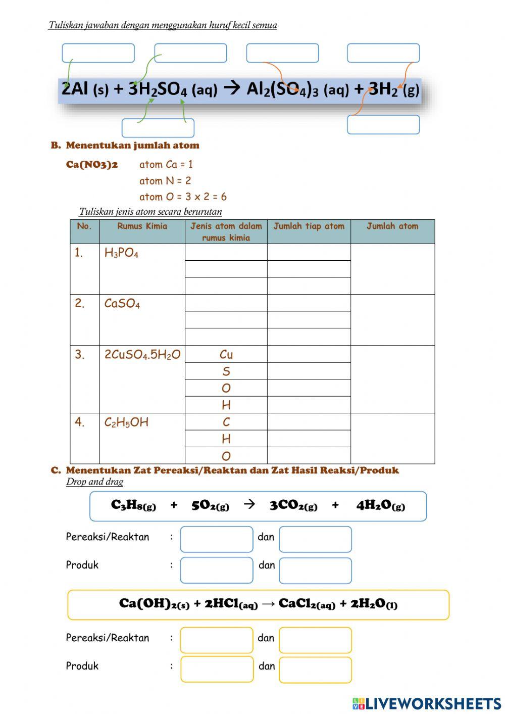 Persamaan Reaksi Kimia