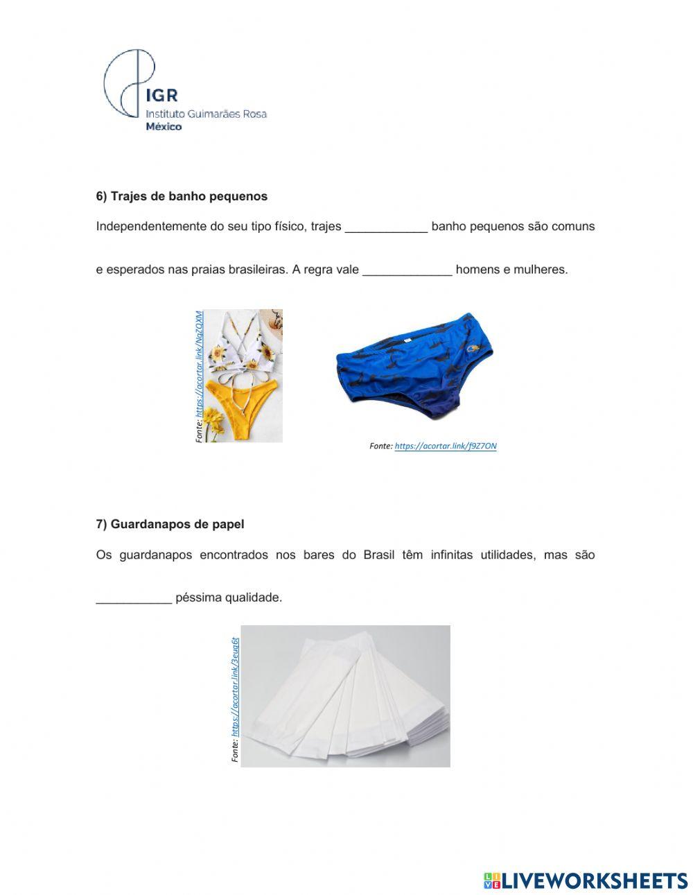 Preposições em português