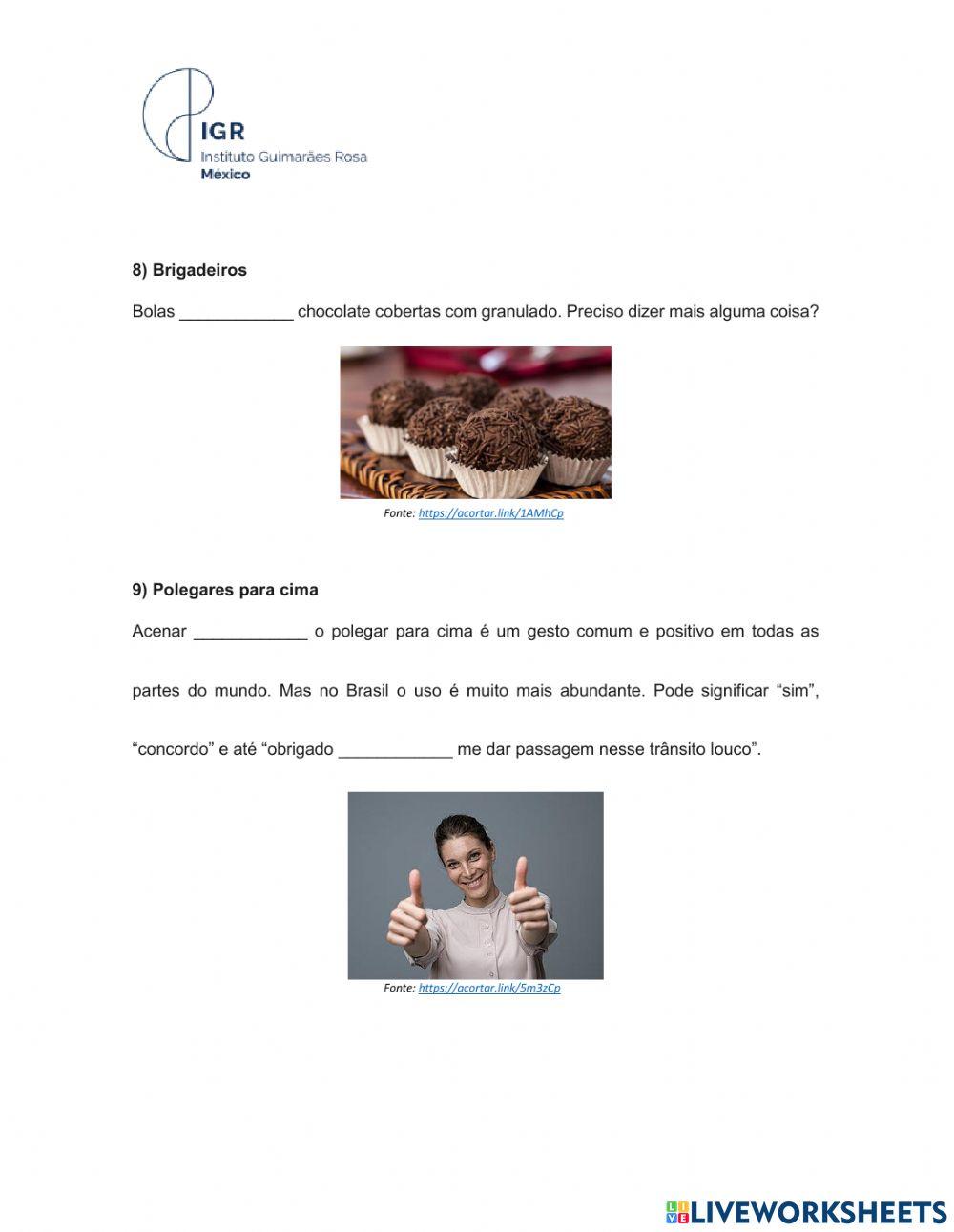 Preposições em português