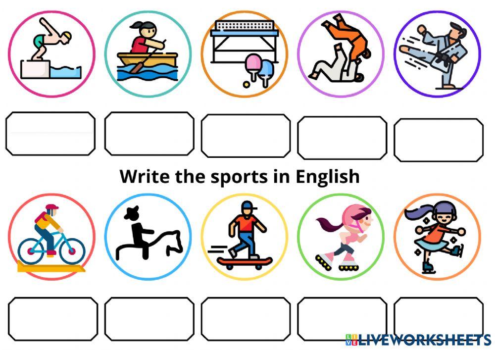 Vocabulary:sports Vocabulary:sports