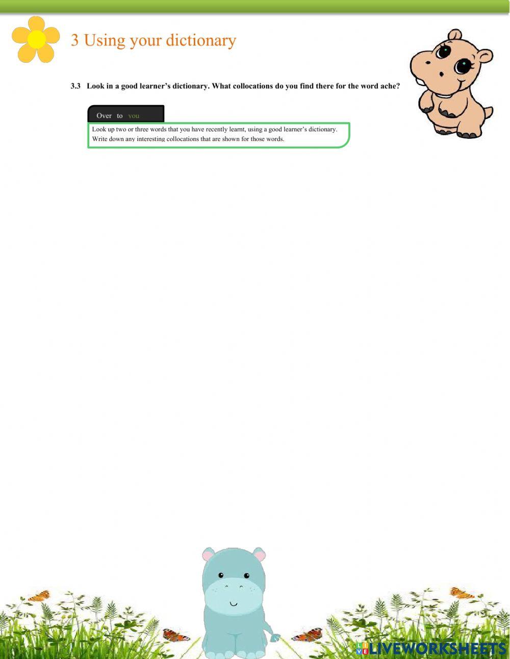 Collocations lesson 3 Intermediate