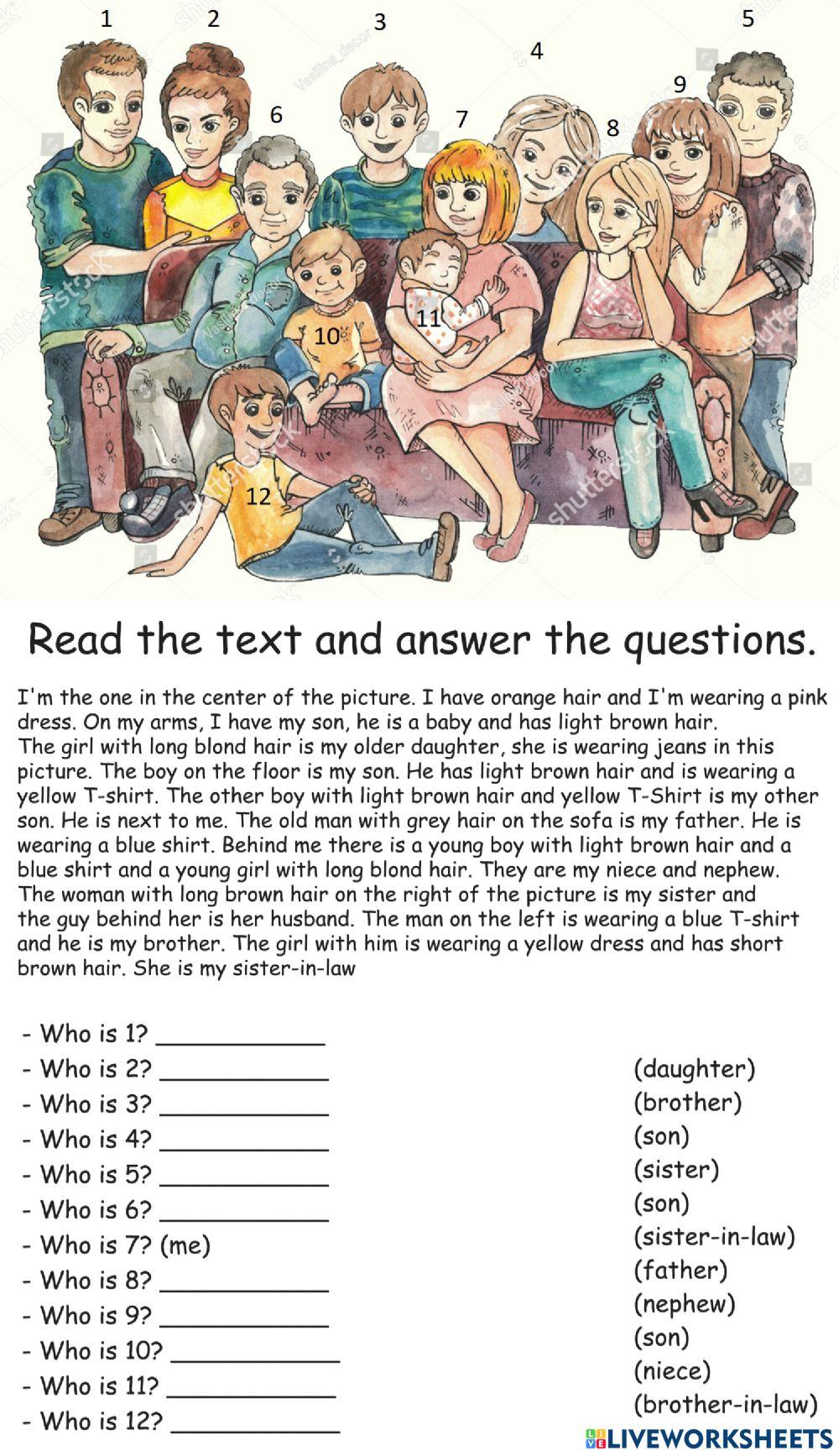 Family photo description