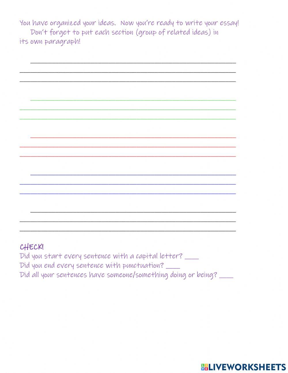 ESL Writing Test Practice