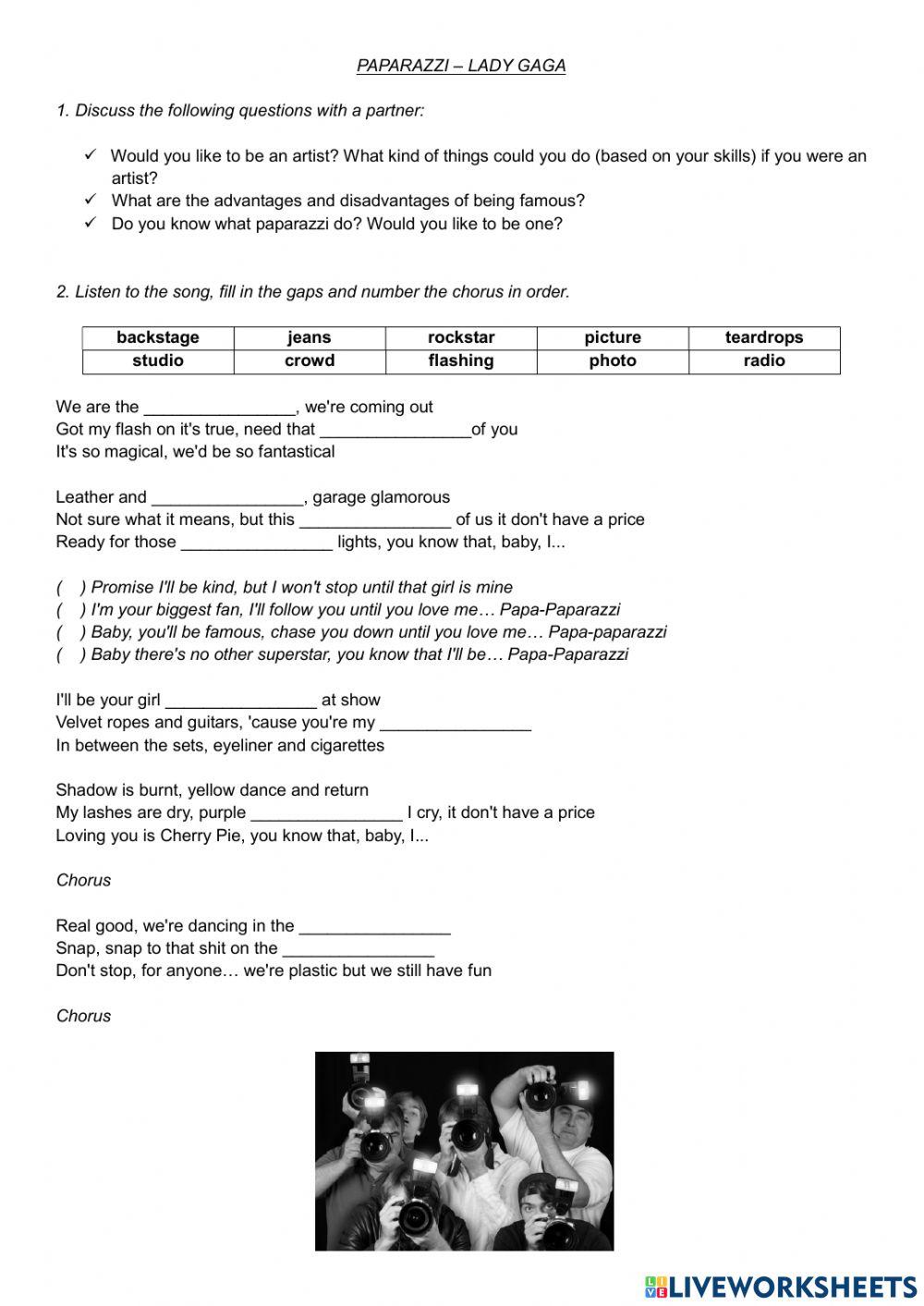 Paparazzi - Lady Gaga