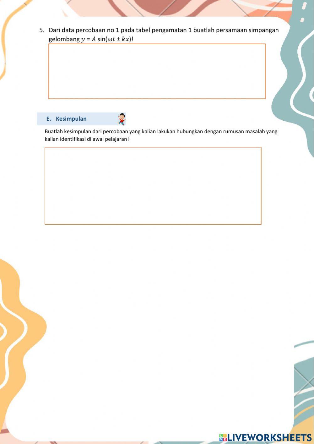 Lkpd gelombang berjalan