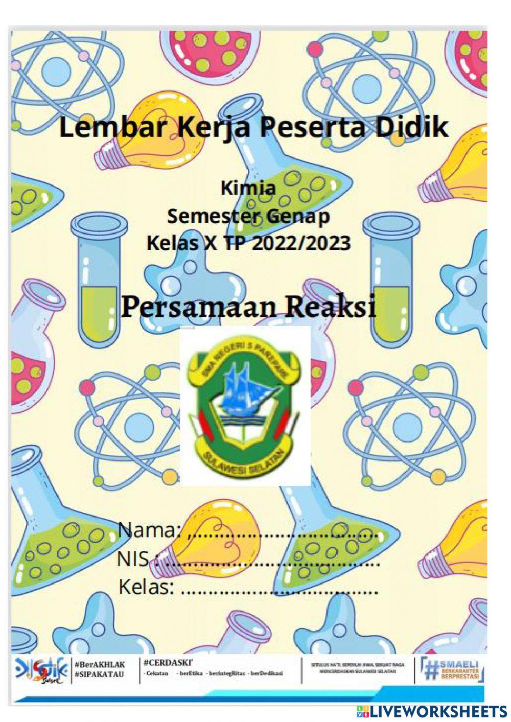 LKPD Persamaan Reaksi 1