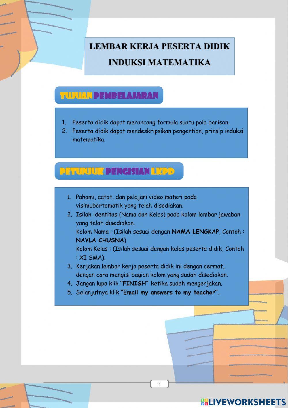 Lembar Kerja Peserta Didik 1