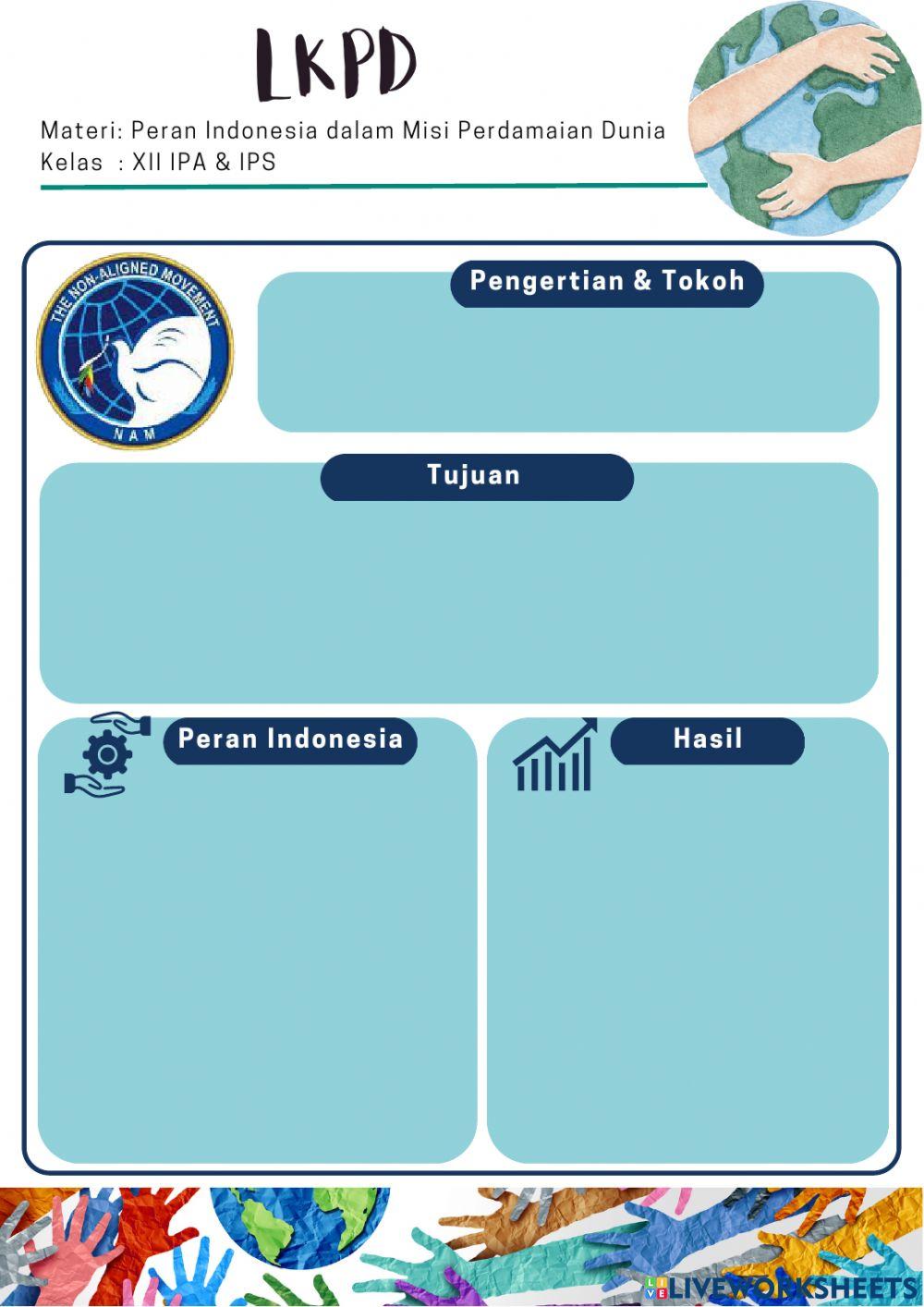 LKPD KD 8 MISI PERDAMAIAN DUNIA