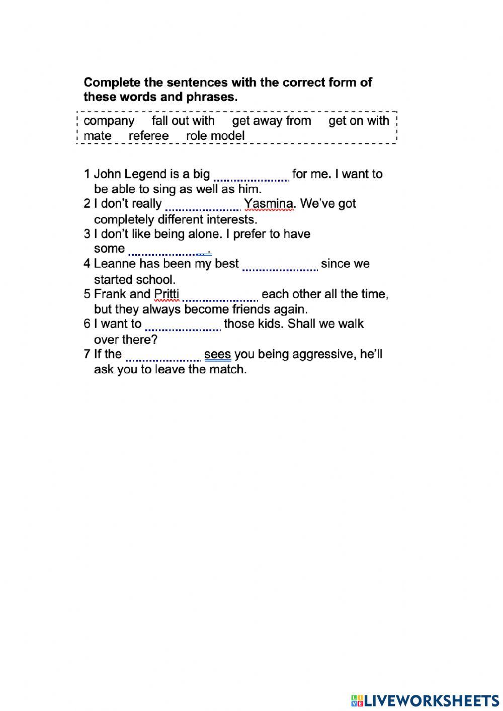 Revision intermediate+