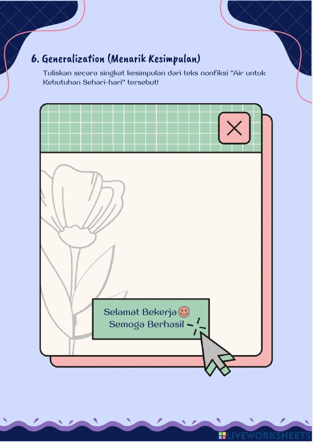 LKPD Kelas 5 Tema 8 Subtema 3 Pembelajaran 1 Viony Faraditha