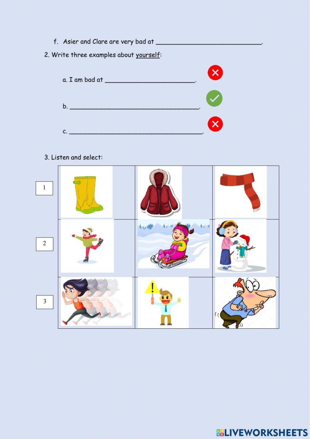 Be good-bad at something