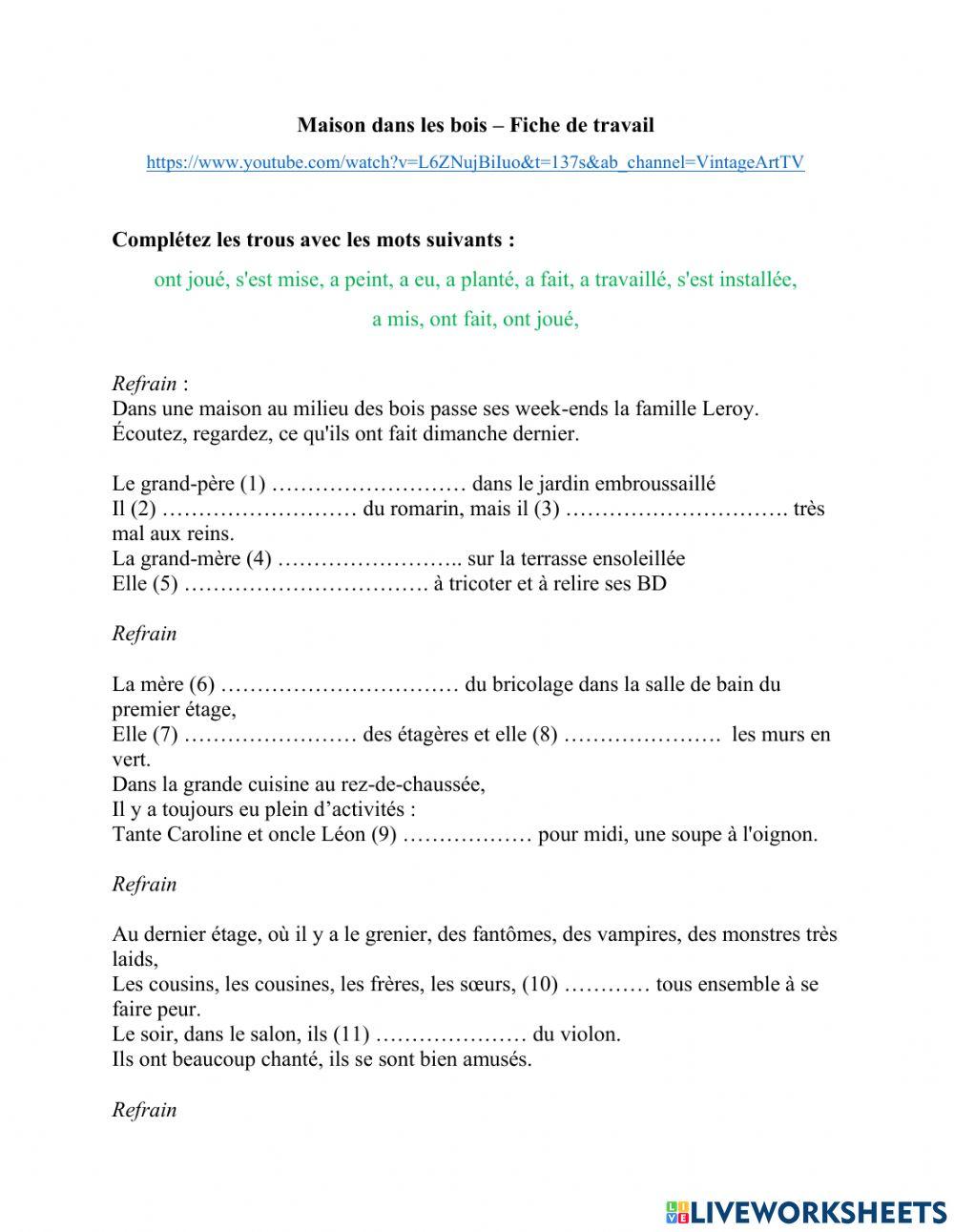 Maison dans les bois –