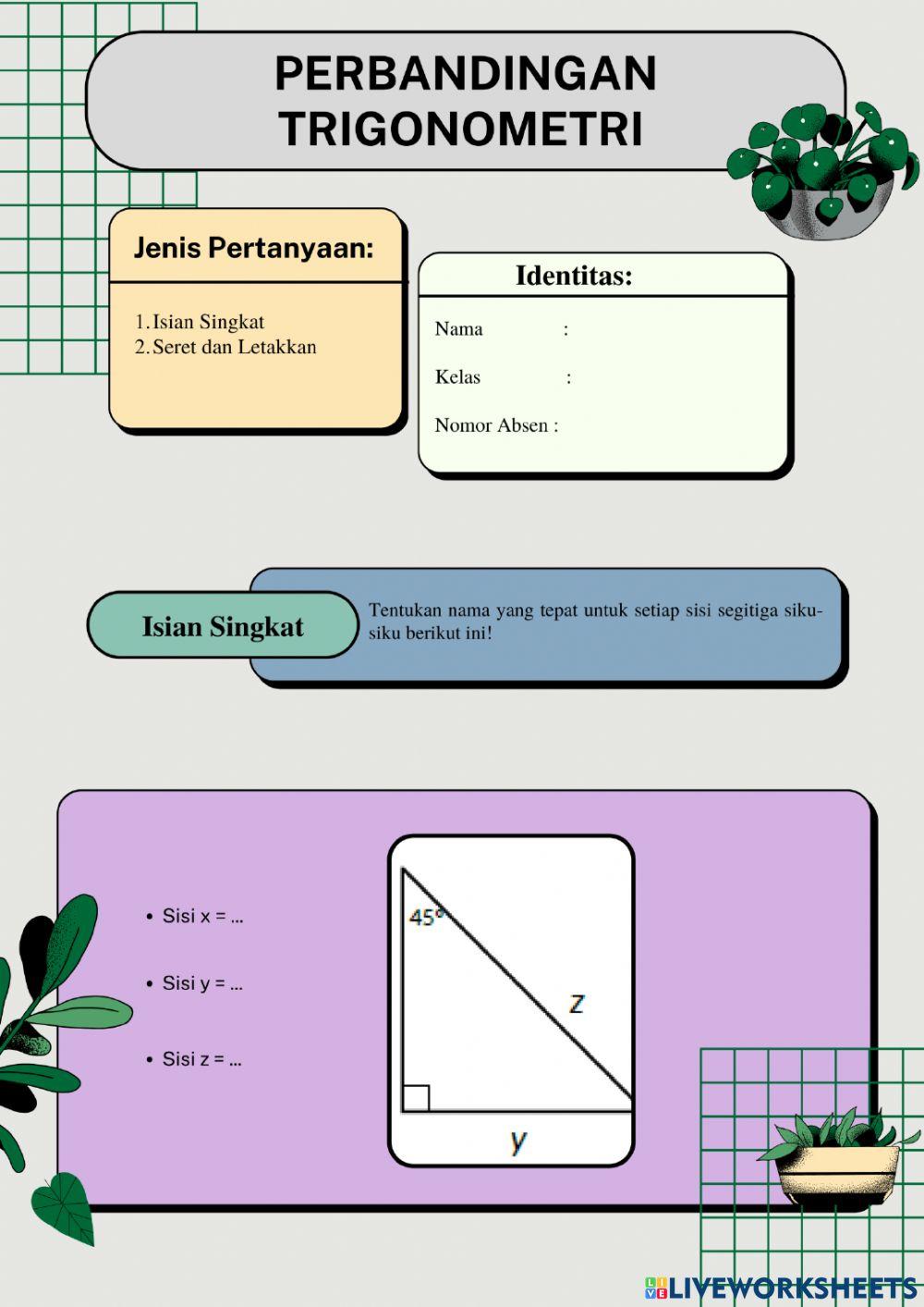 E-LKPD Perbandingan Trigonometri