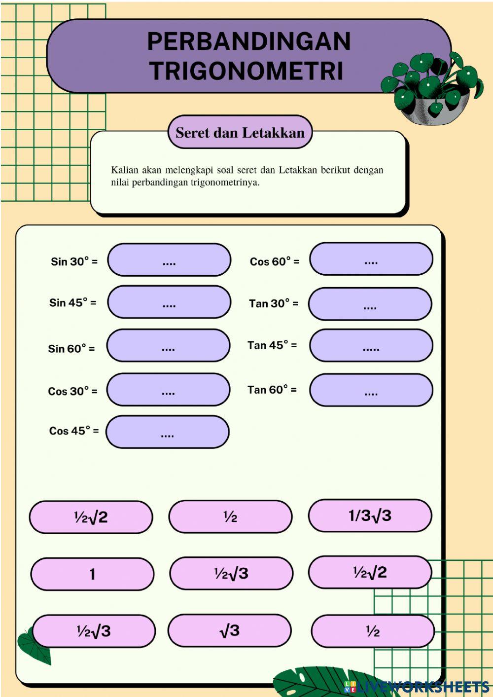 E-LKPD Perbandingan Trigonometri