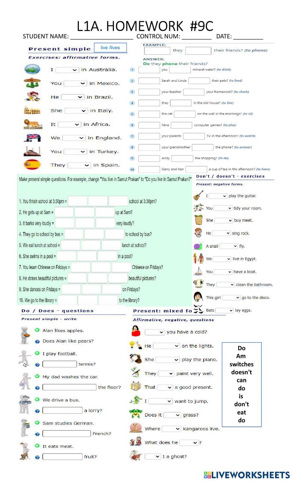 L1.CH10. Simple present