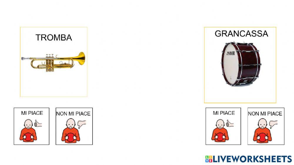 GLI STRUMENTI MUSICALI