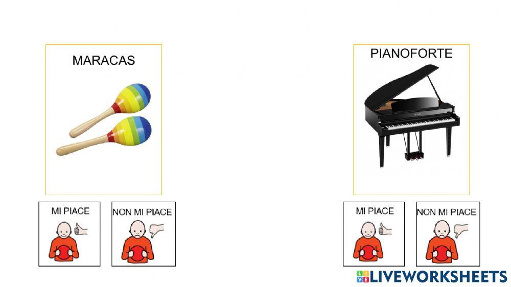 GLI STRUMENTI MUSICALI