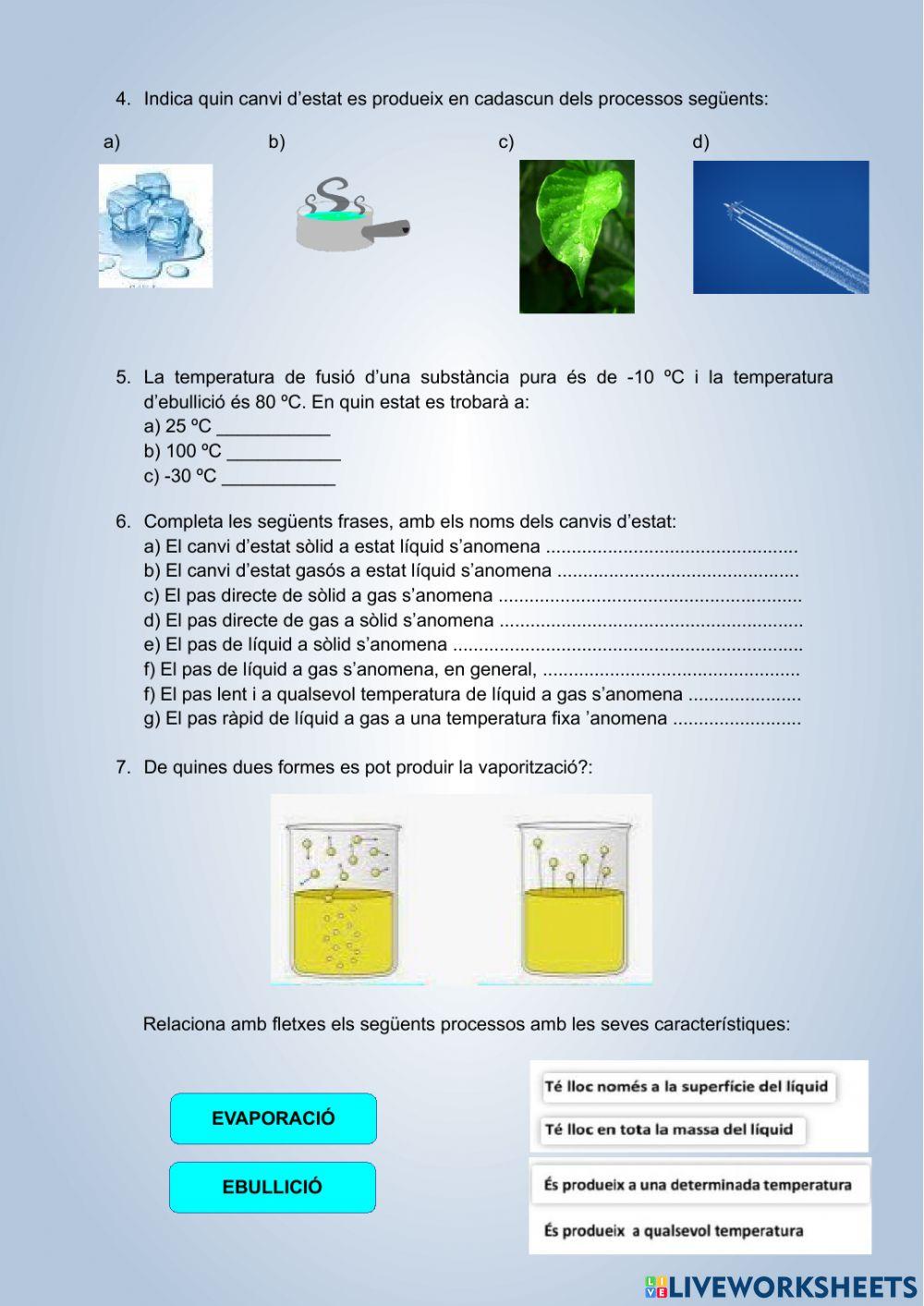 Els estats de la matèria-2n ESO