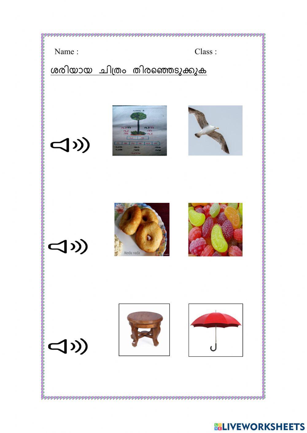 Malayalam 2274821 Najiya A R Live Worksheets
