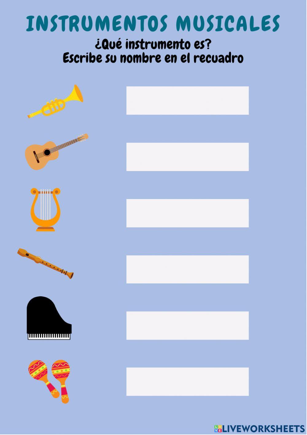 Figuras e instrumentos musicales