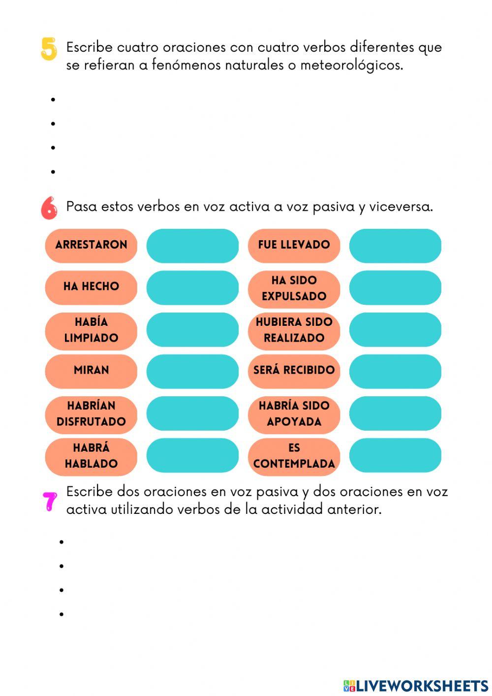 Repaso lengua tema 5 6º