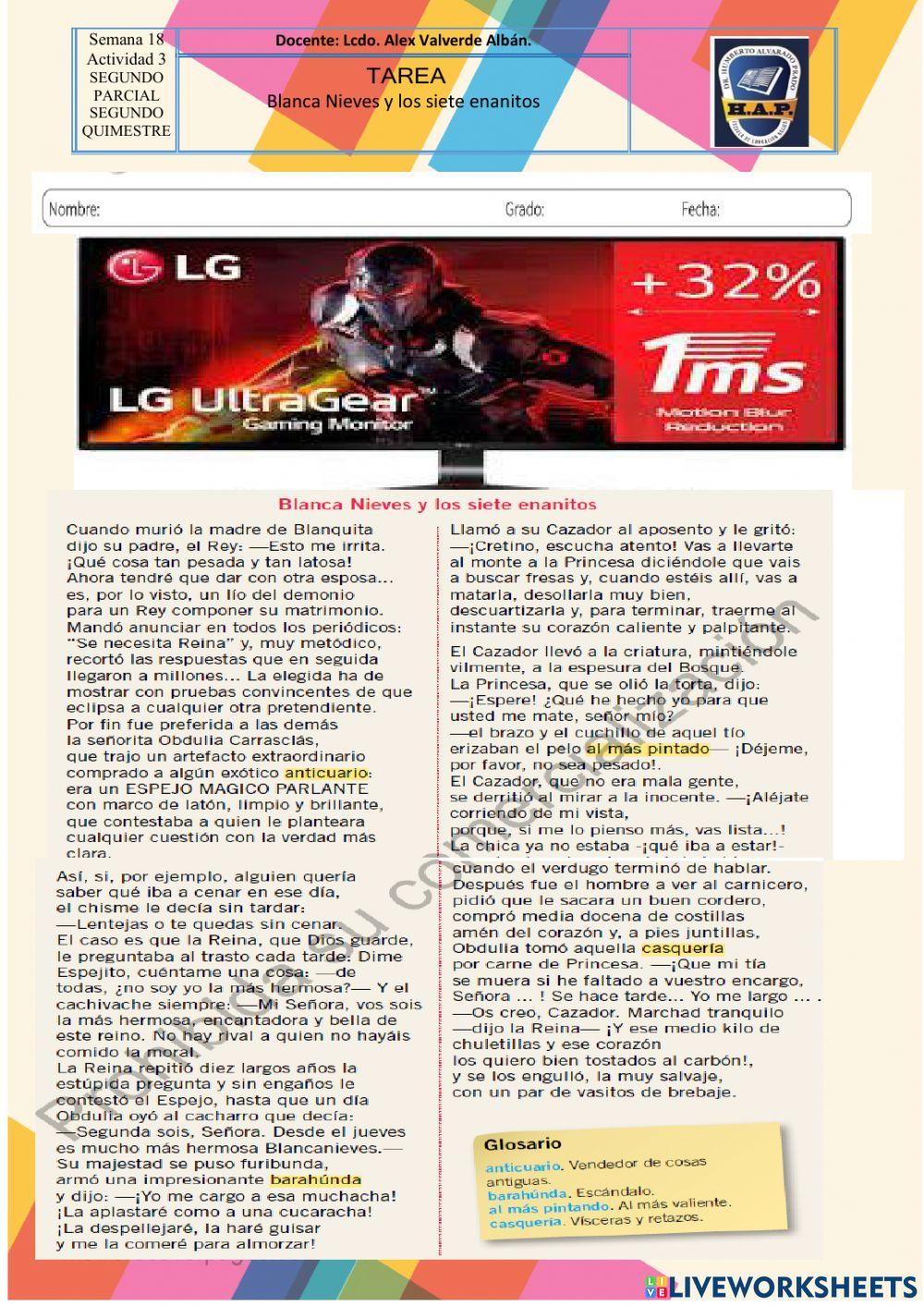 Blanca Nieves y los siete enanitos