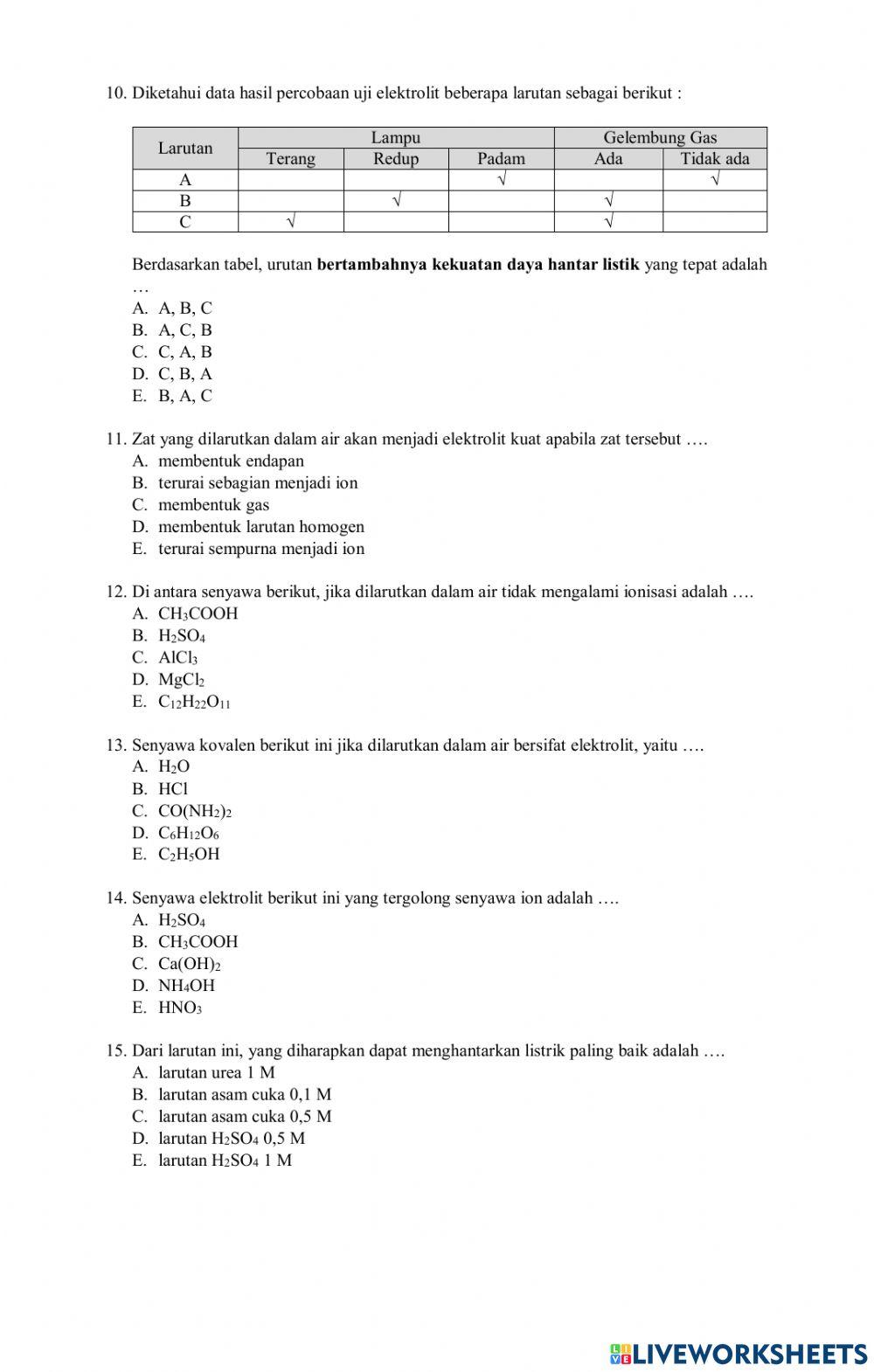 Soal Latihan 1