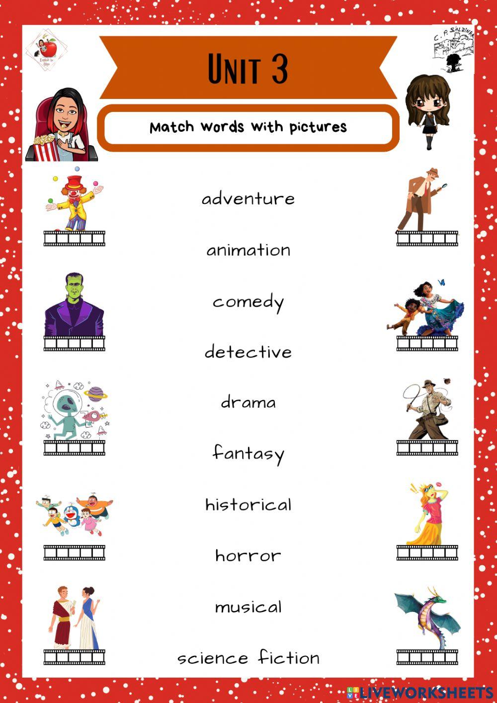 5th grade. Unit 3. Sheet 1