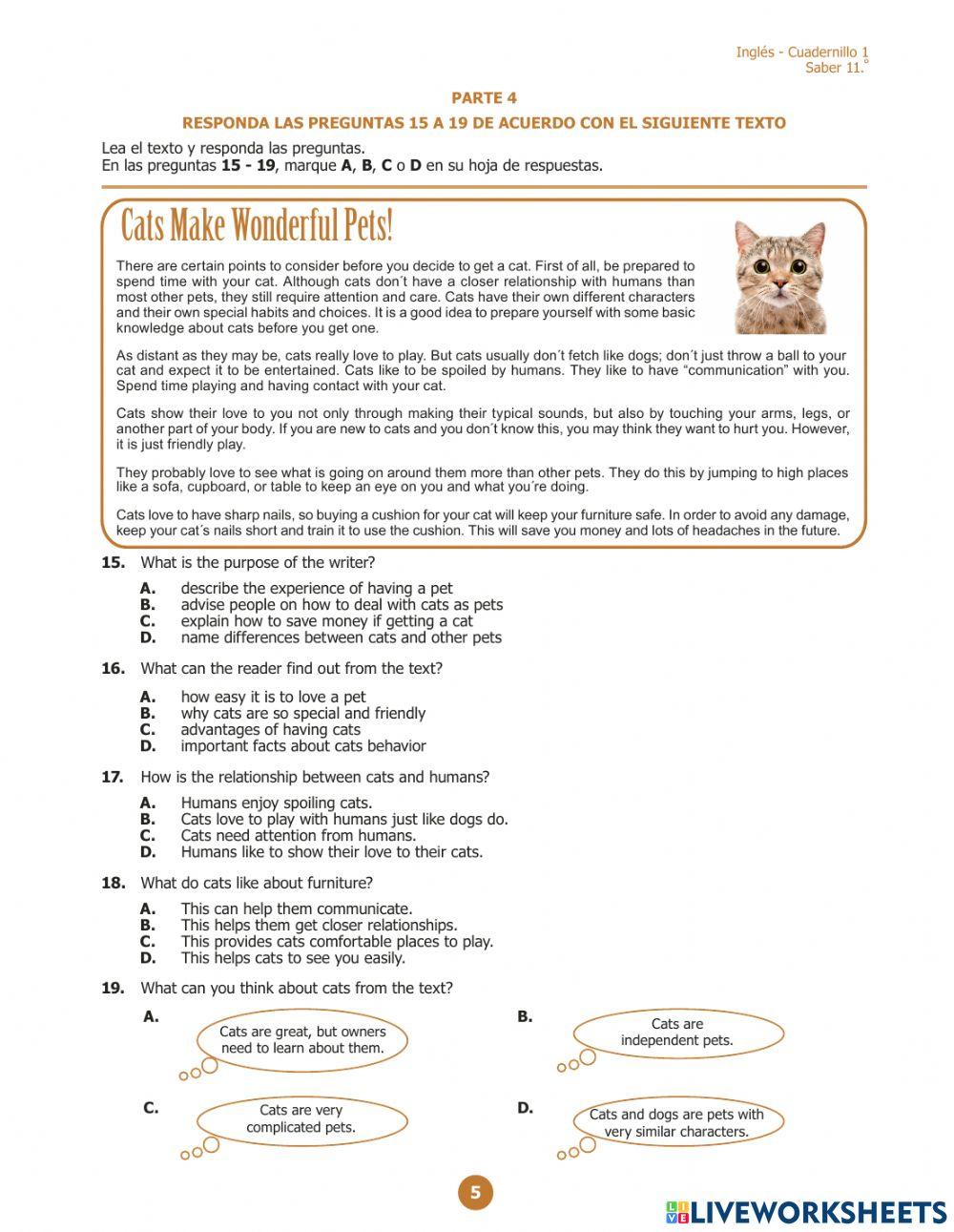 Prueba Diagnónstica Grado 11