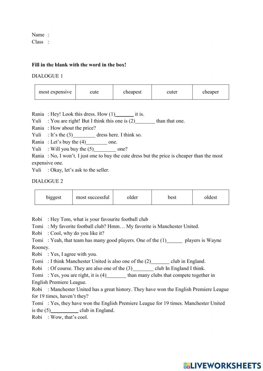 Degree of Comparison