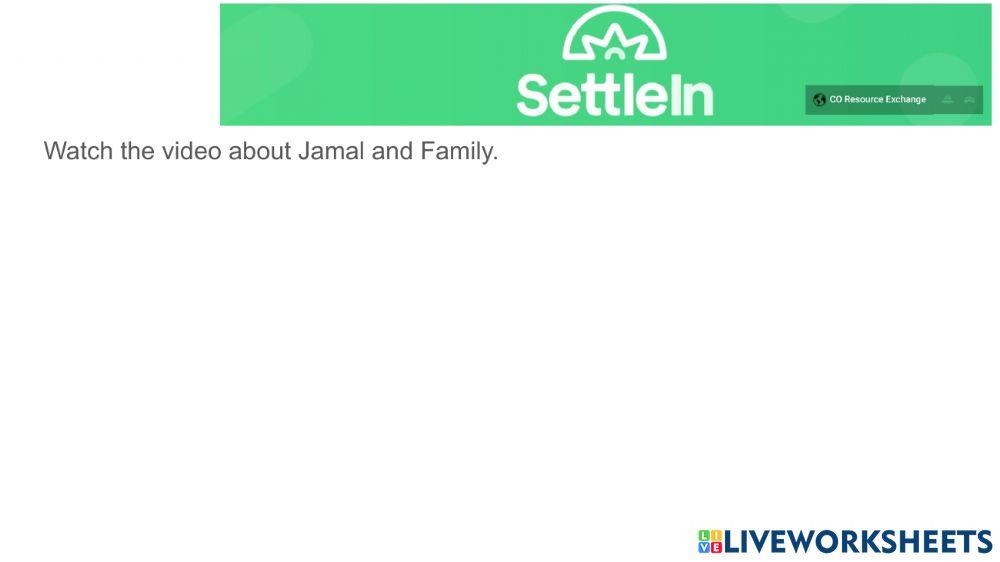 Jalal and Family   - Settle In