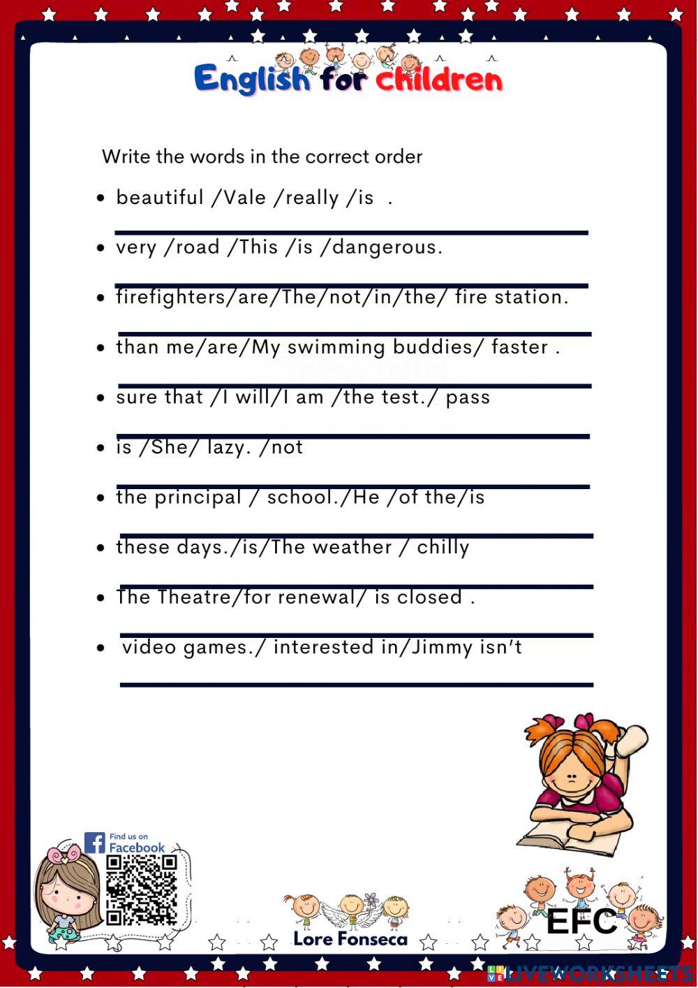 Verb to be efc lore fonseca