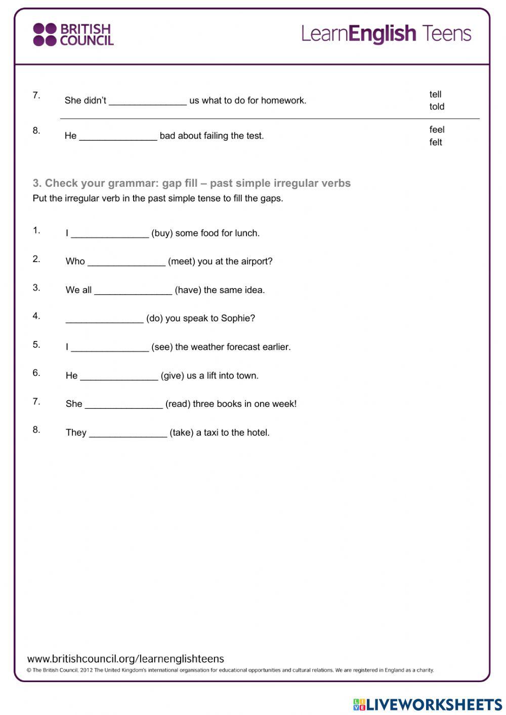 the-past-simple-irregular-verbs-exercise-c-british-council