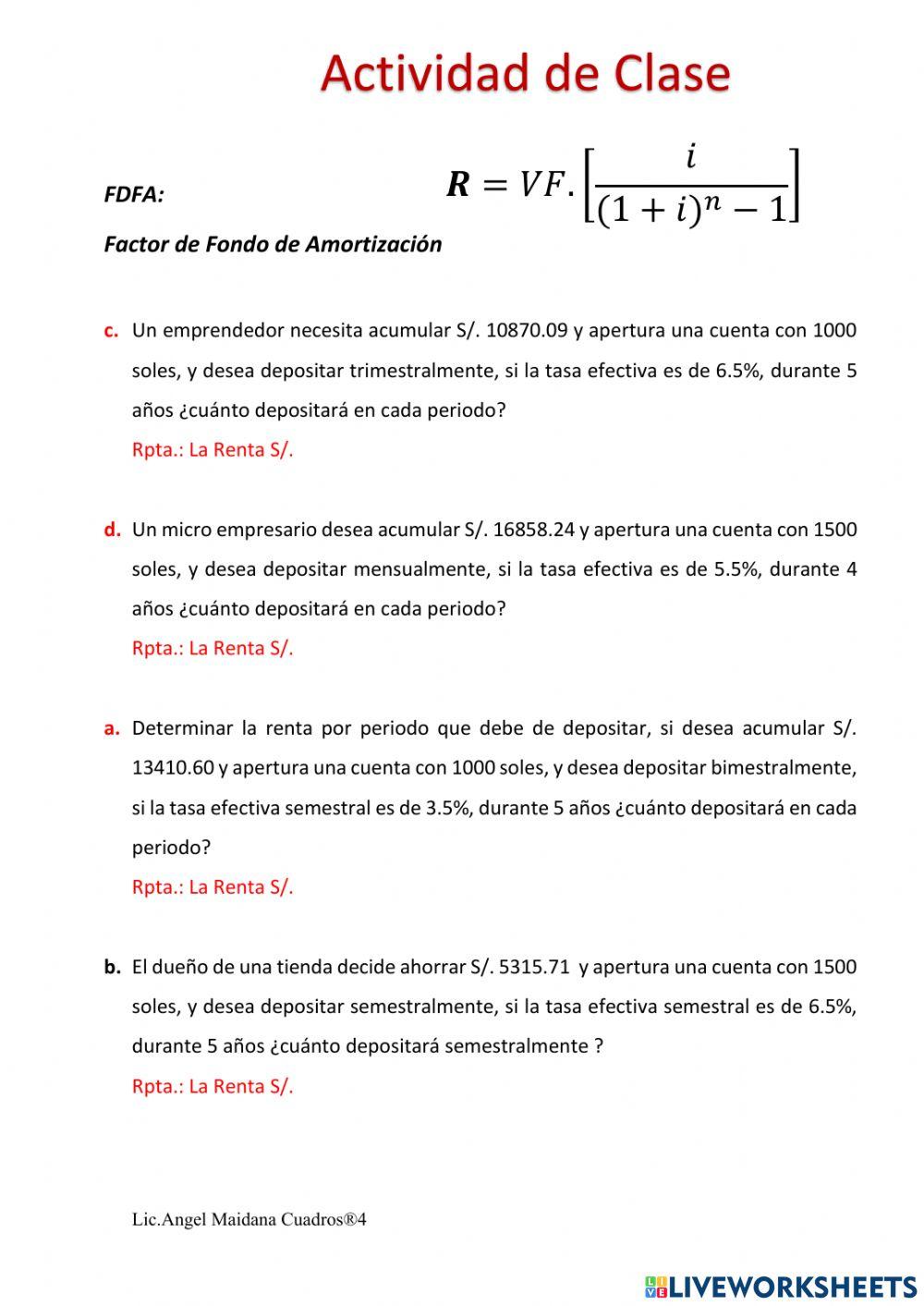 Aplicación de FDFA 14