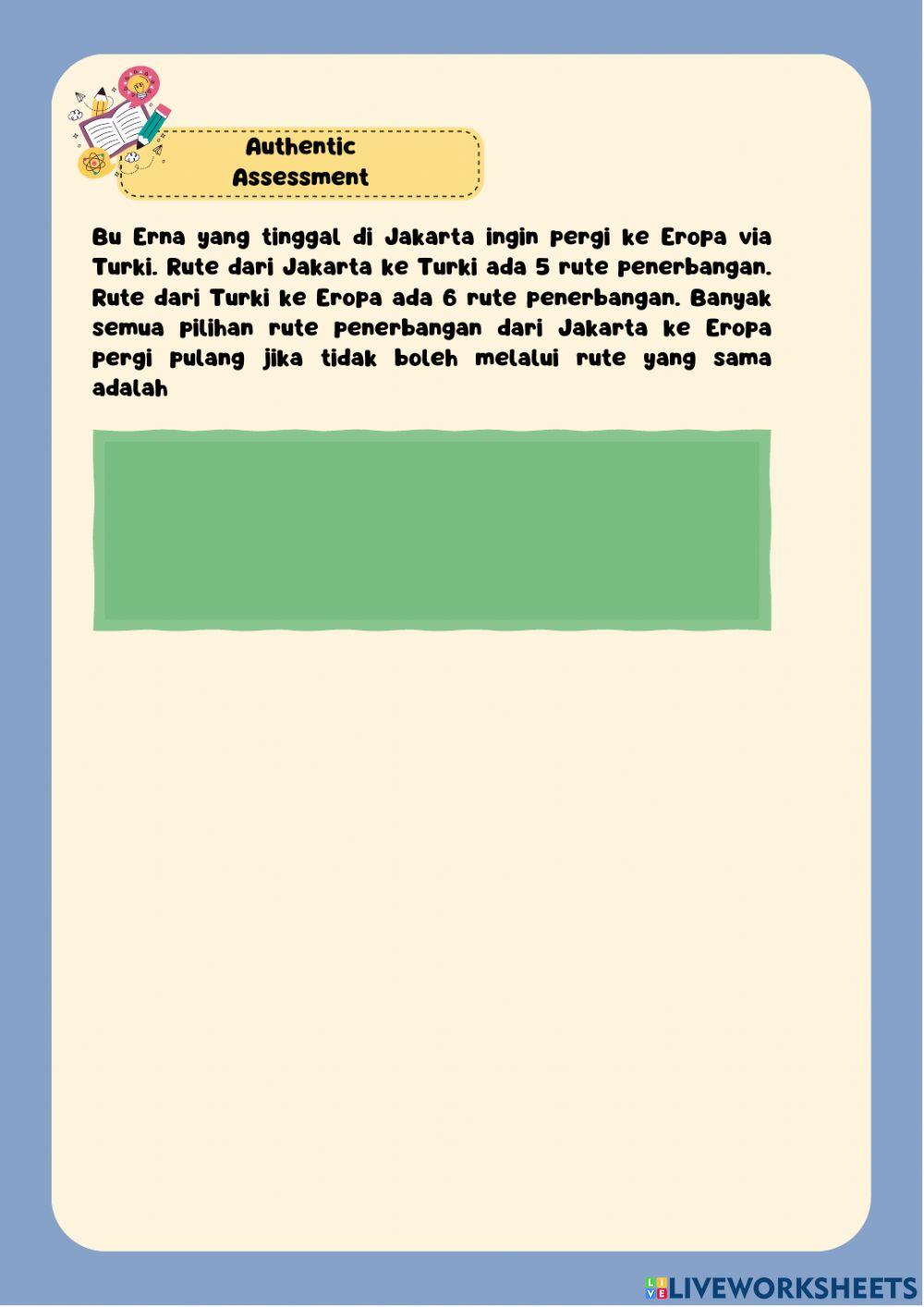 LKPD Kaidah Pencacahan Kelas XII