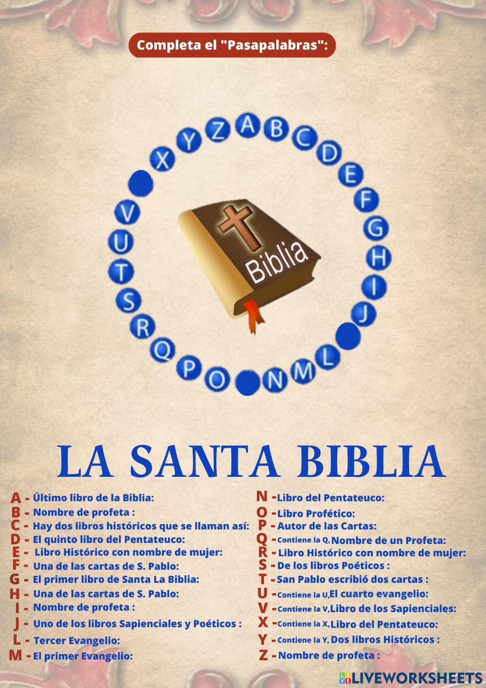 Libros de la Santa Biblia