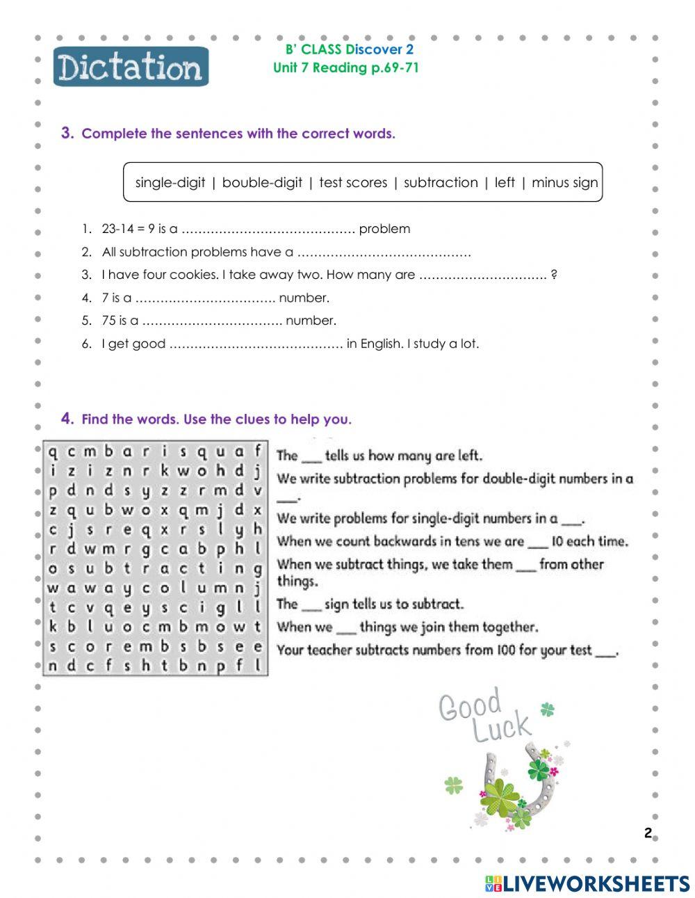 Oxford discover 2 UNIT 7 reading