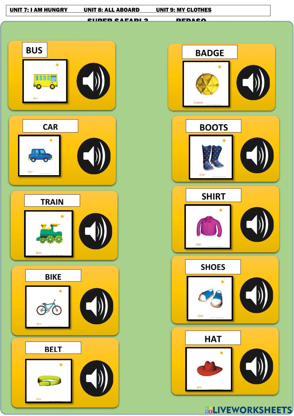 Ficha de temario primer grado