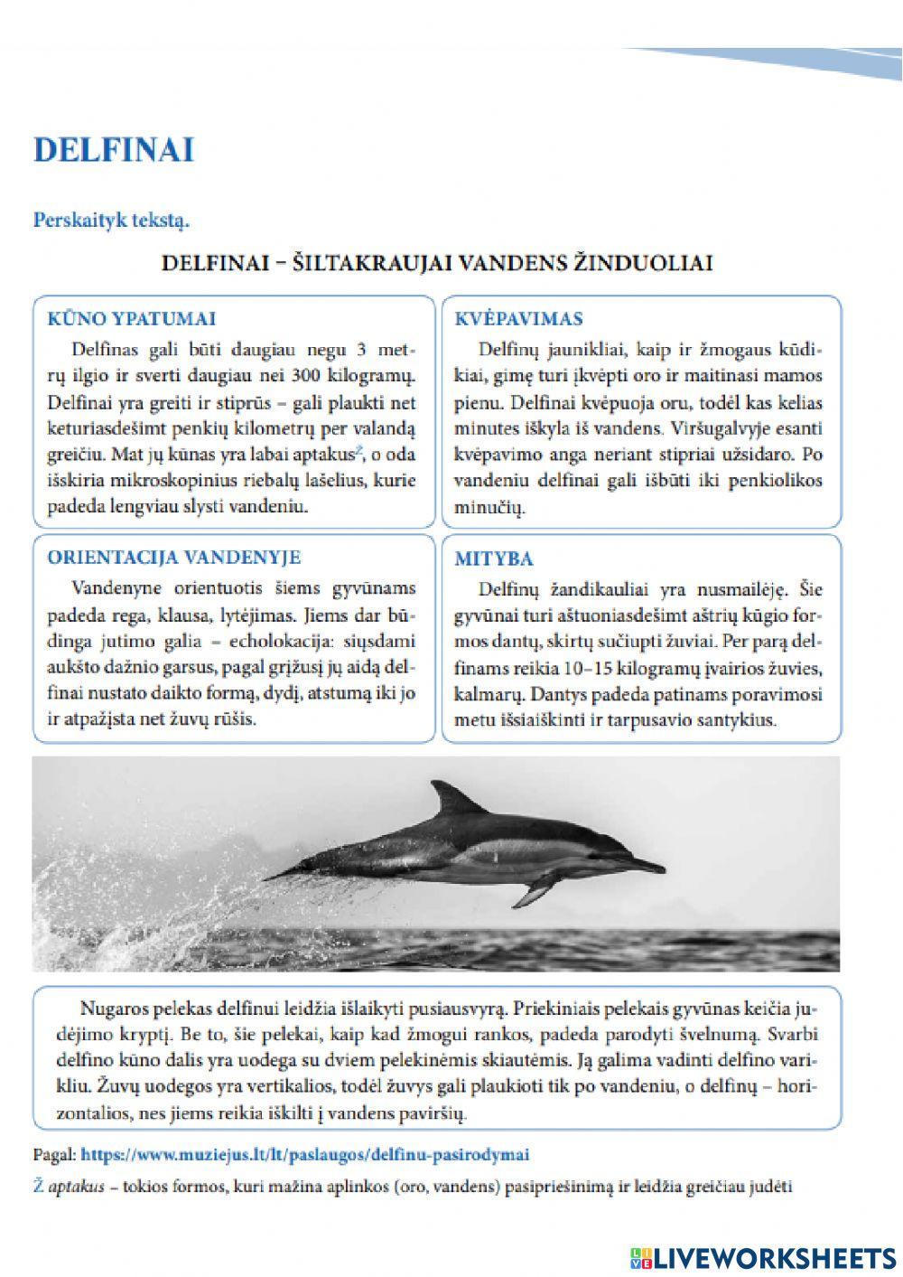 Teksto suvokimas 4kl