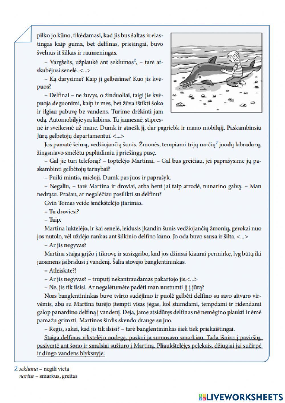 Teksto suvokimas 4kl