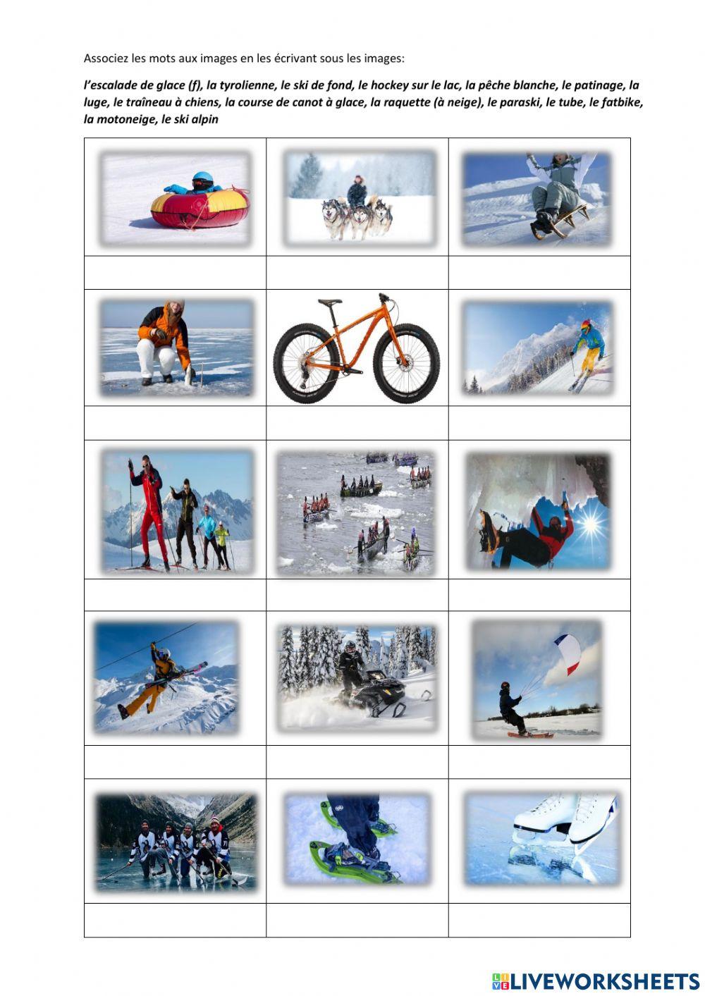 Les sports d'hiver au Québec