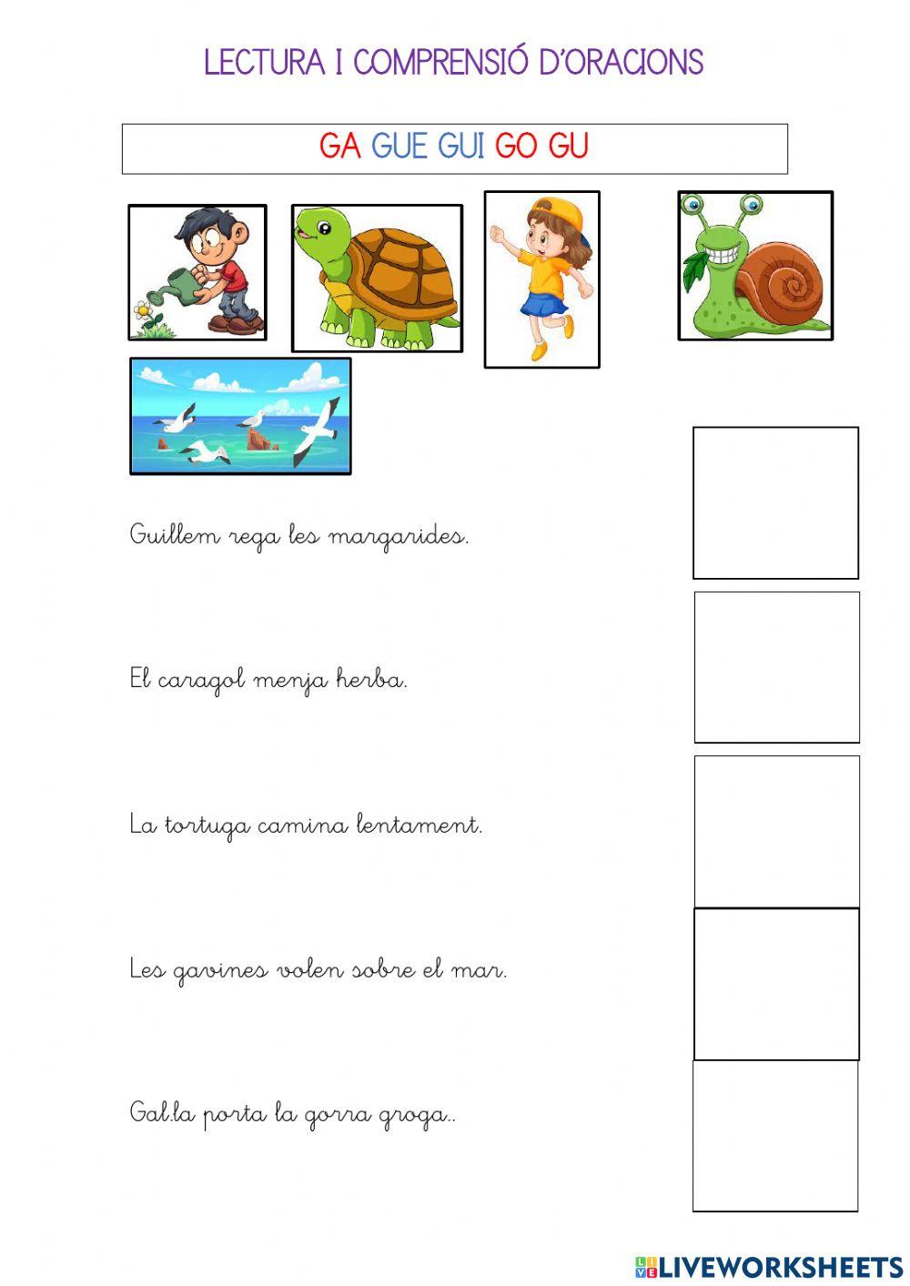 Comprensió d'oracions