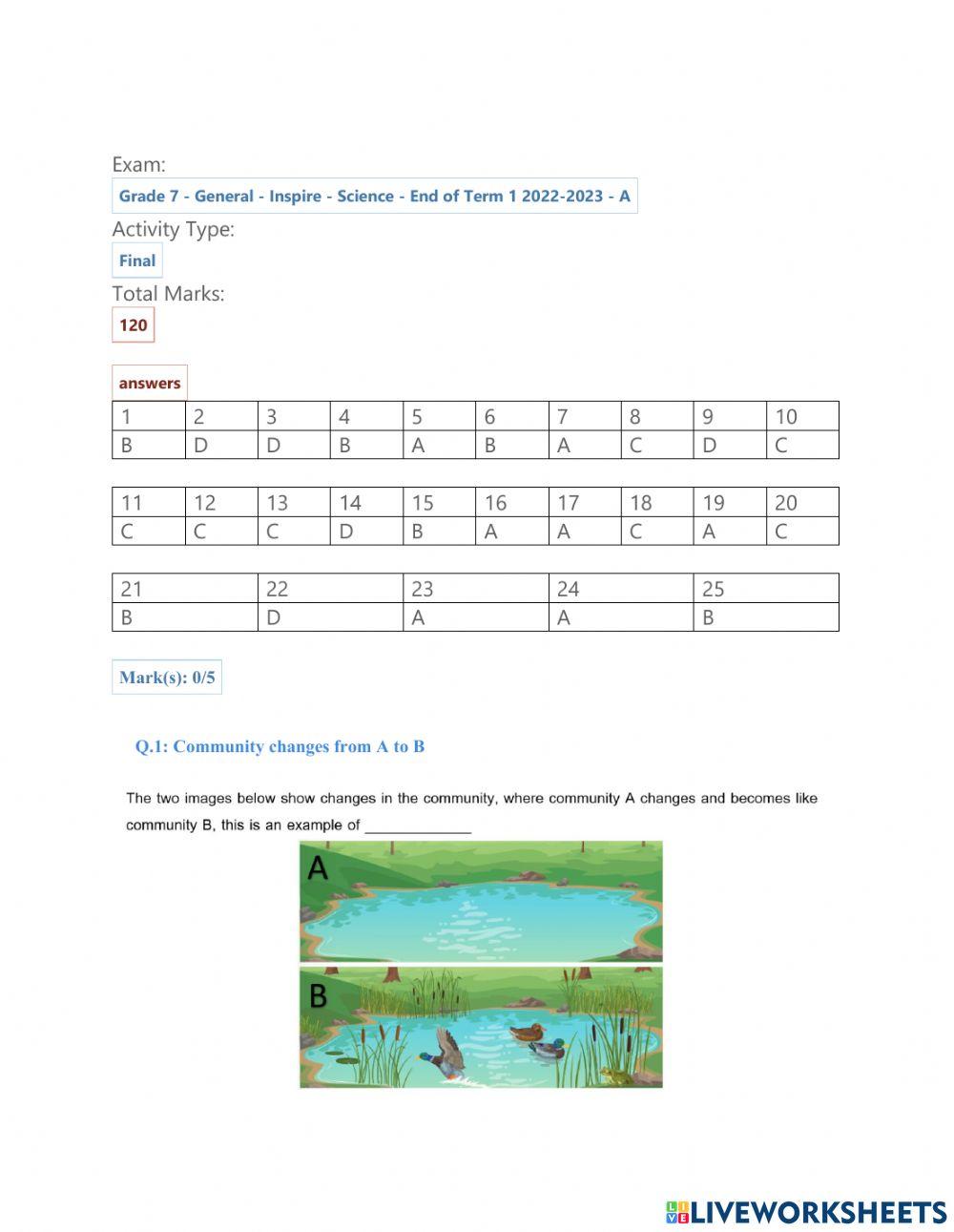 Term 1 science- grade 7 Term 1 science- grade 7