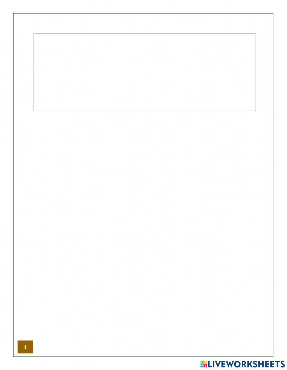 Cause and effect worksheet 3