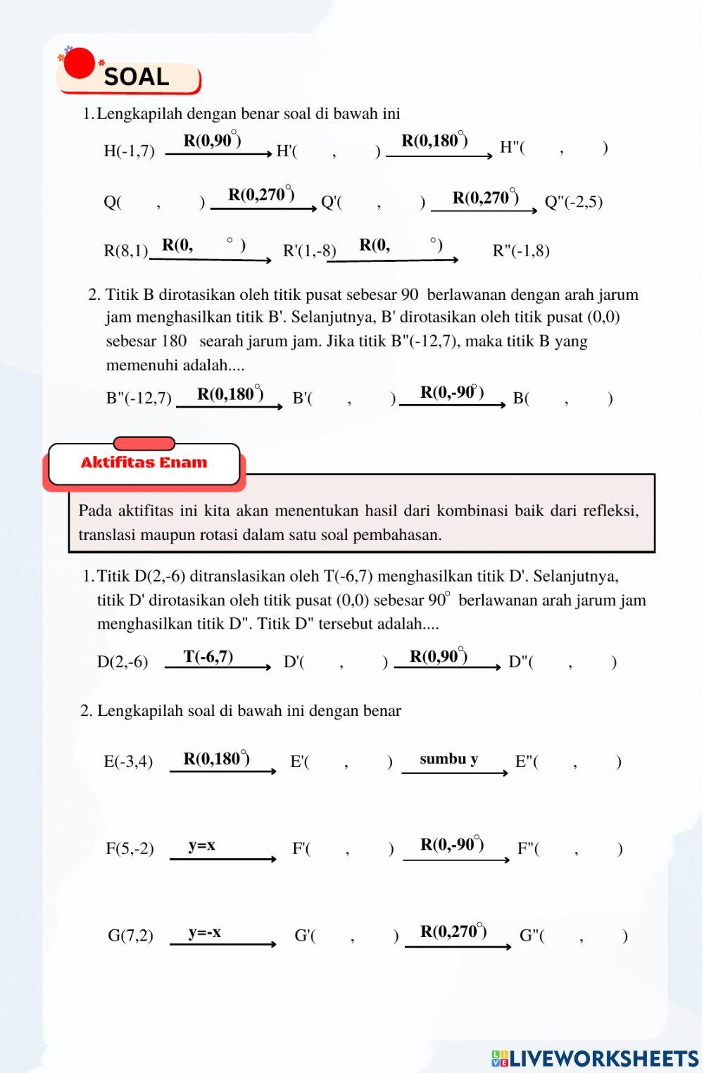LKPD Rotasi - Perputaran